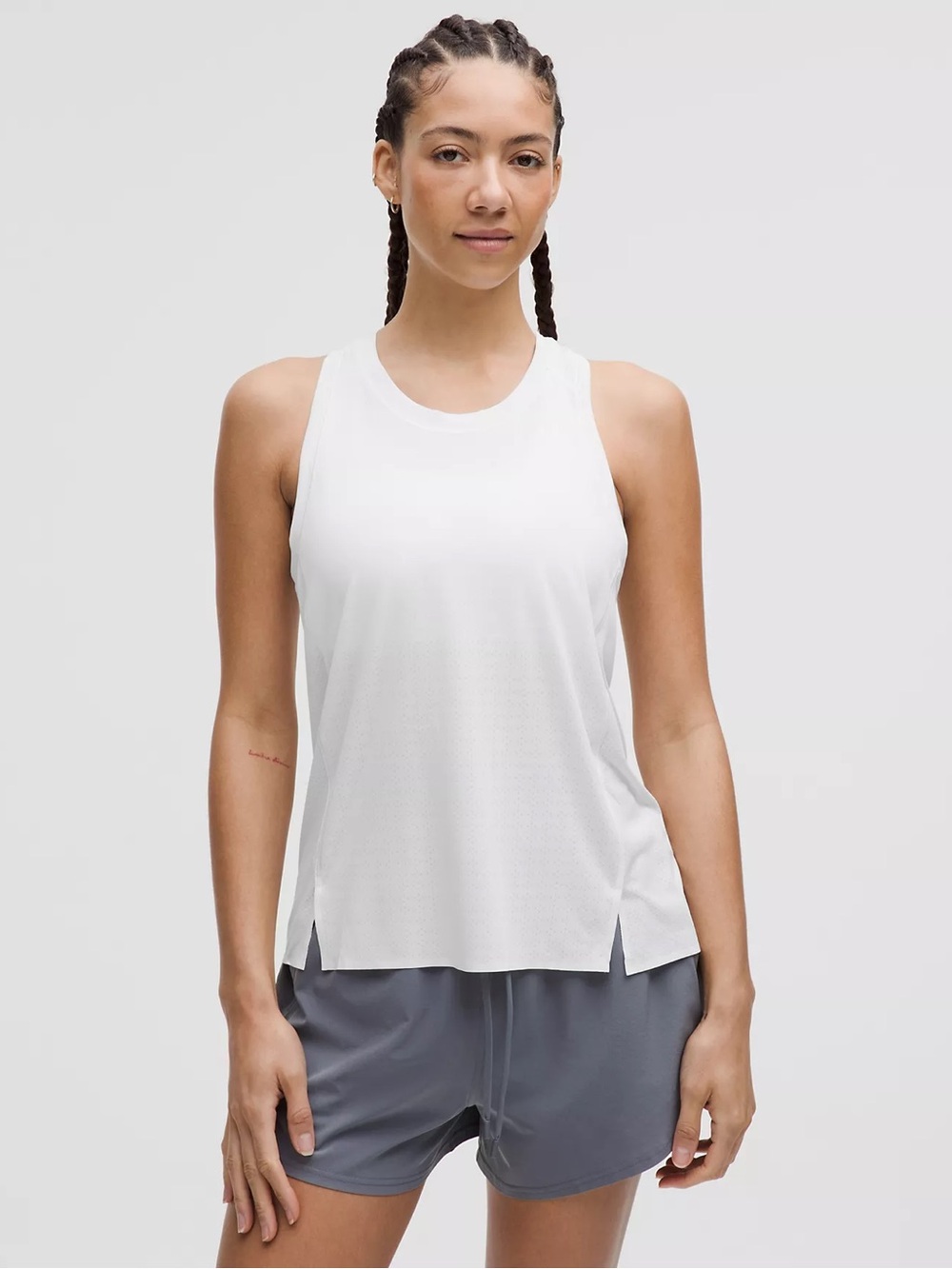 Lululemon Fast & Free Tank White Size 10–12